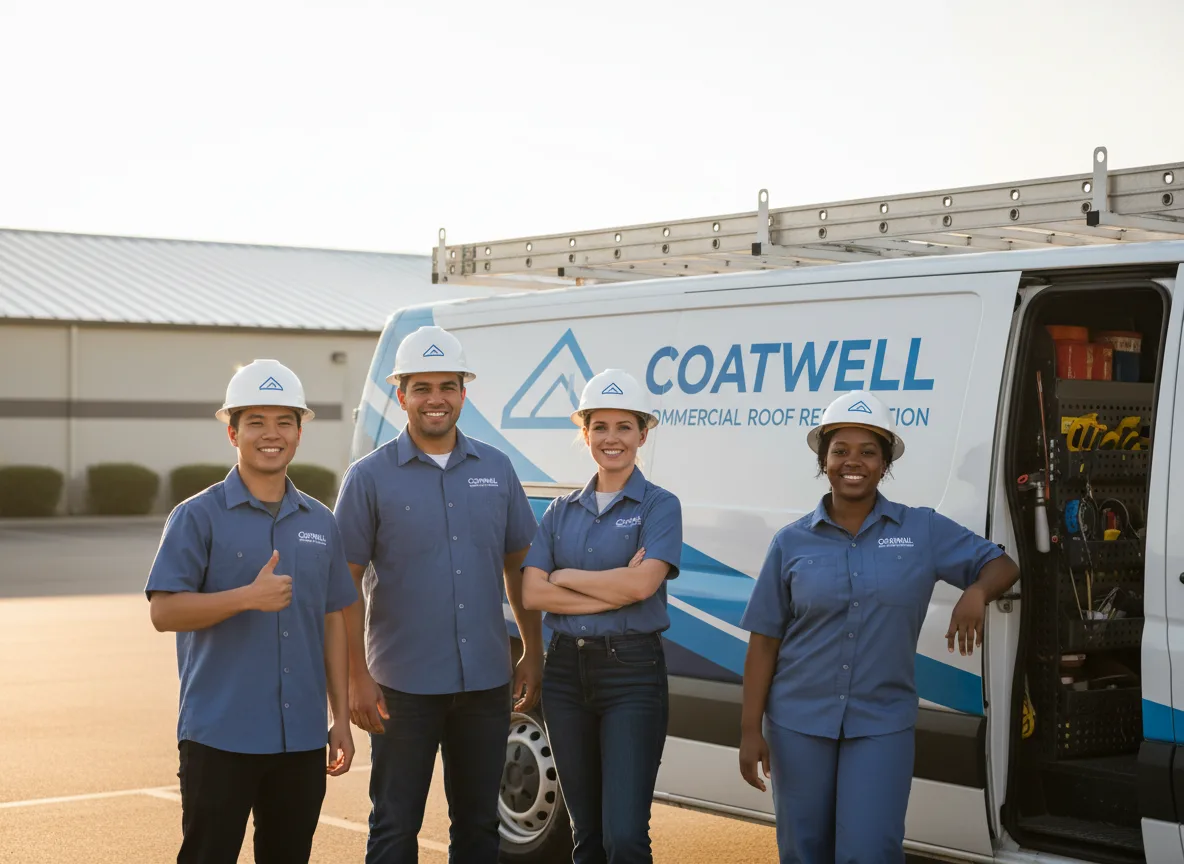 Commercial roof coating company in Del City, OK